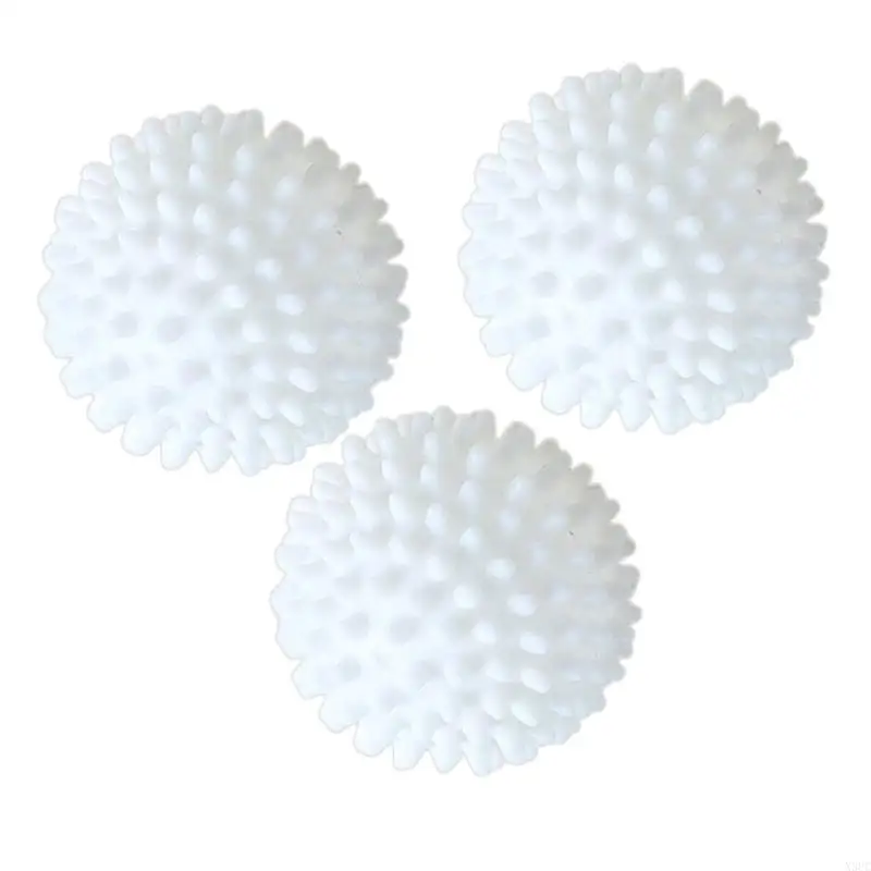 3PCS Washing Balls Laundry Dryer Ball for Fabric Softness and Statics Reduce X3UC