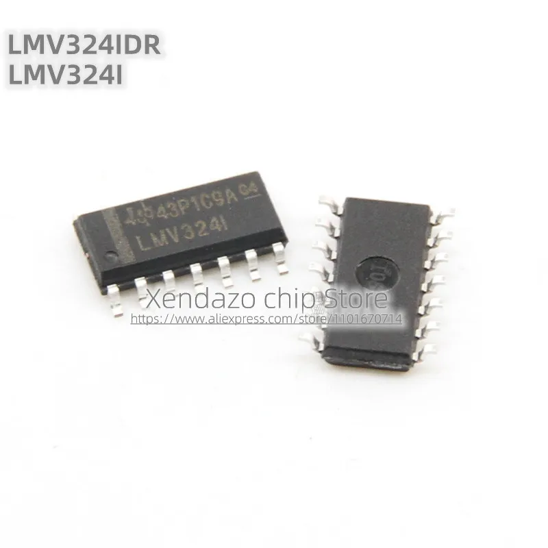 10pcs/lot LMV324IDR LMV324I Four channel operational amplifier chip SOP14 package