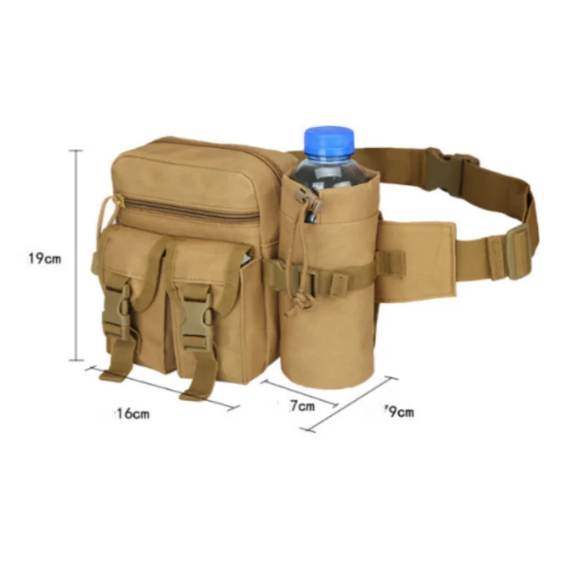 ISURE MARINE Sports Waist Bag Outdoor Waterproof Water Bottle Waist Bag Multi Functional Outdoor Waist Bag