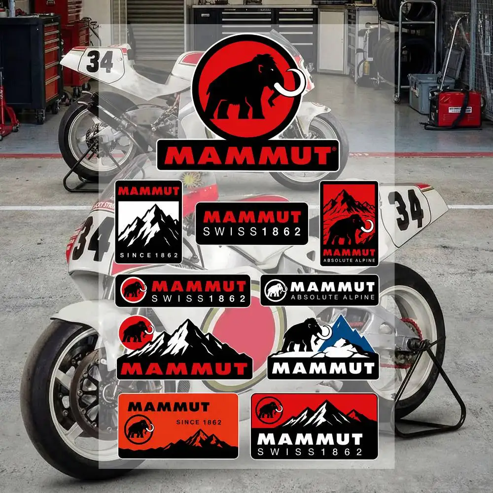 M-a-M-M-ut Aesthetic Graffiti Stickers Waterproof PVC Decals for Car Motorcycle Skateboard Helmet Notebook
