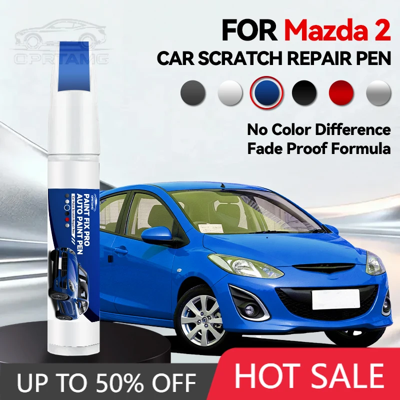 Vehicle For Exclusive Use For Mazda 2 1996-2026 Car Paint Pen Scratch Repair Detailing Tools Car Accessories Black Spray Paint C