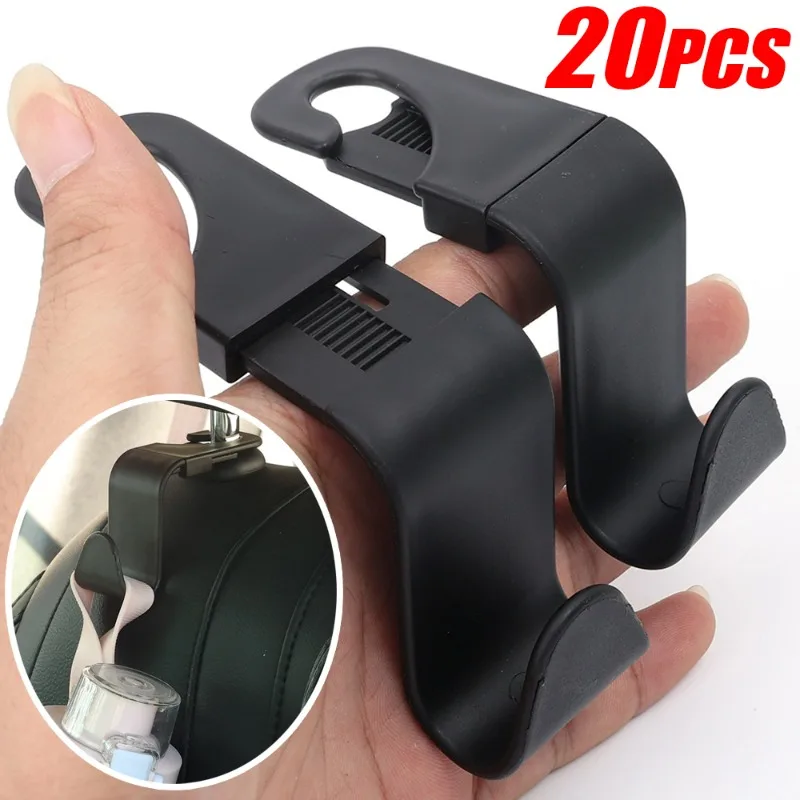 

Car Seat Back Telescopic Hook Universal Automatic Seat Headrest Multifunctional Hidden Handbag Hanging Holder Hook Sundries Rack