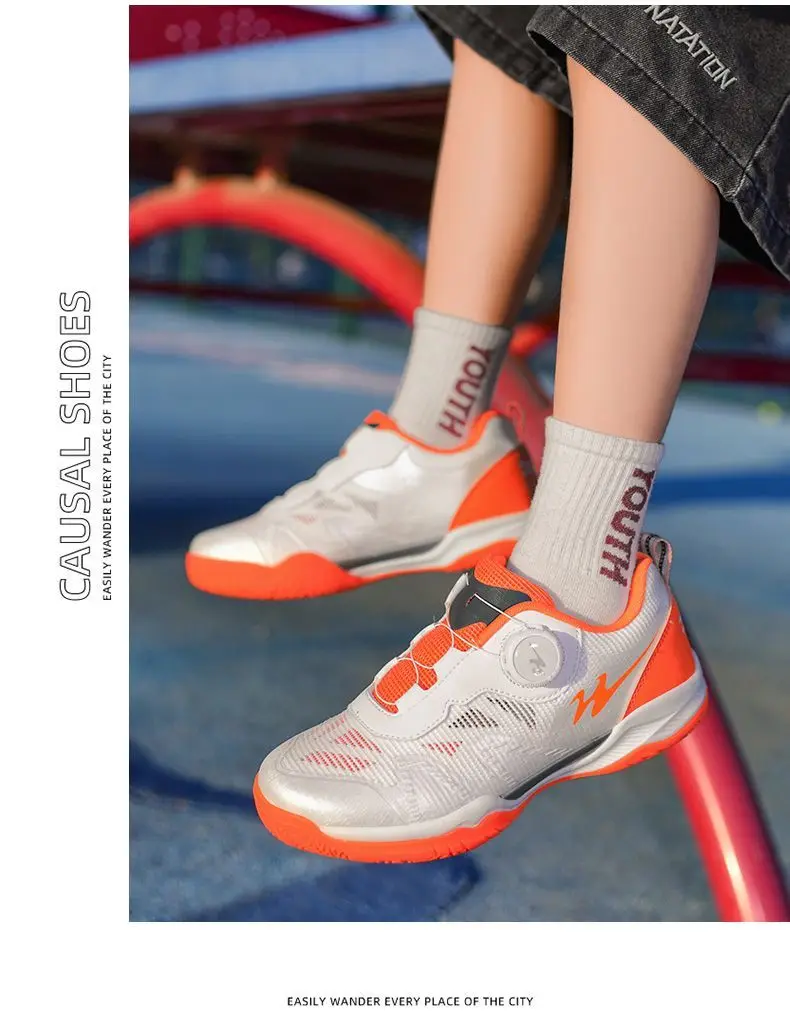 

Indoor/Outdoor Dual-Use Anti-Slip, Wear-Resistant, Breathable Ping Pong Tennis Shoes