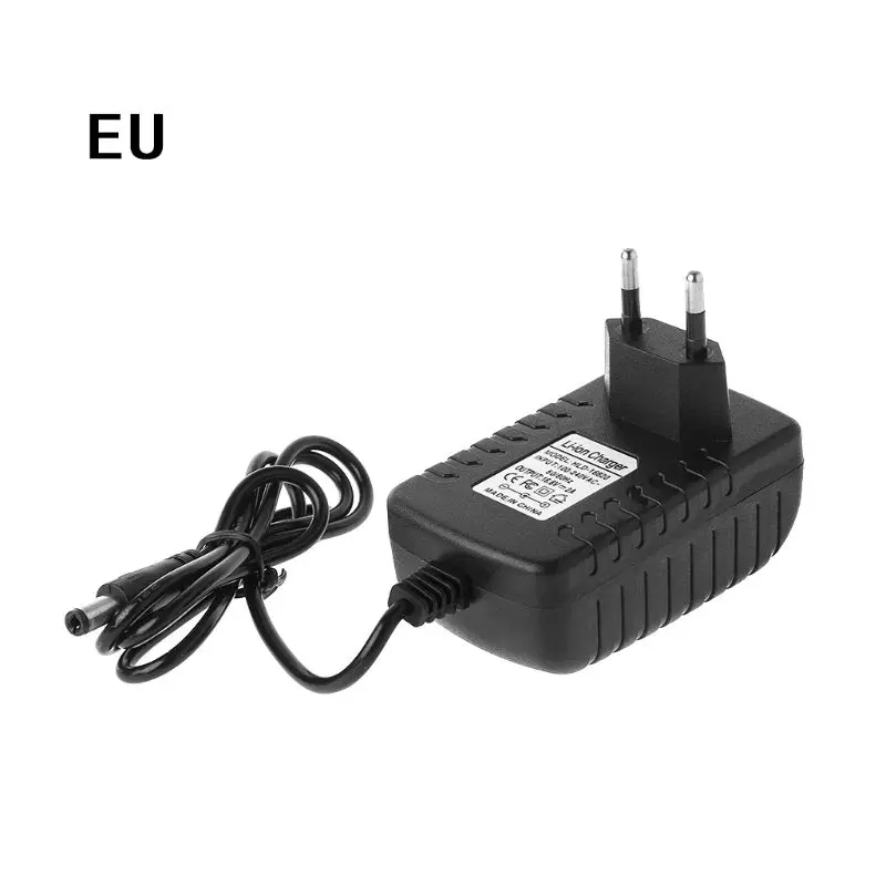 2024 New 16.8V 2A for 18650 Lithium Battery 14.4V Lithium Li-ion Battery Wall AC110V-245V EU/US Plug