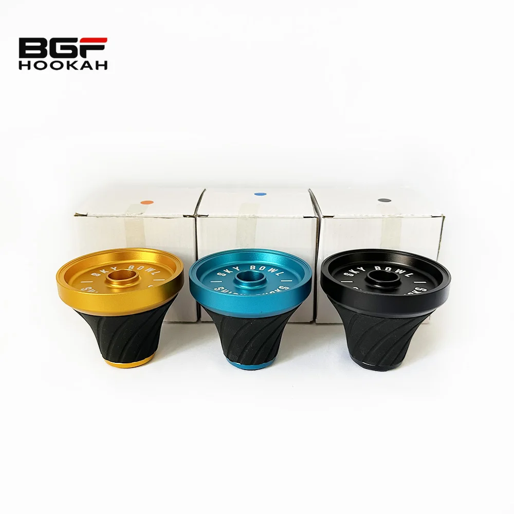 Hookah Bowl Colorful Shisha Sky Bowl Hookah Bucks Sheesha Narguile Chicha Cachimbas Water Pipe Accessories