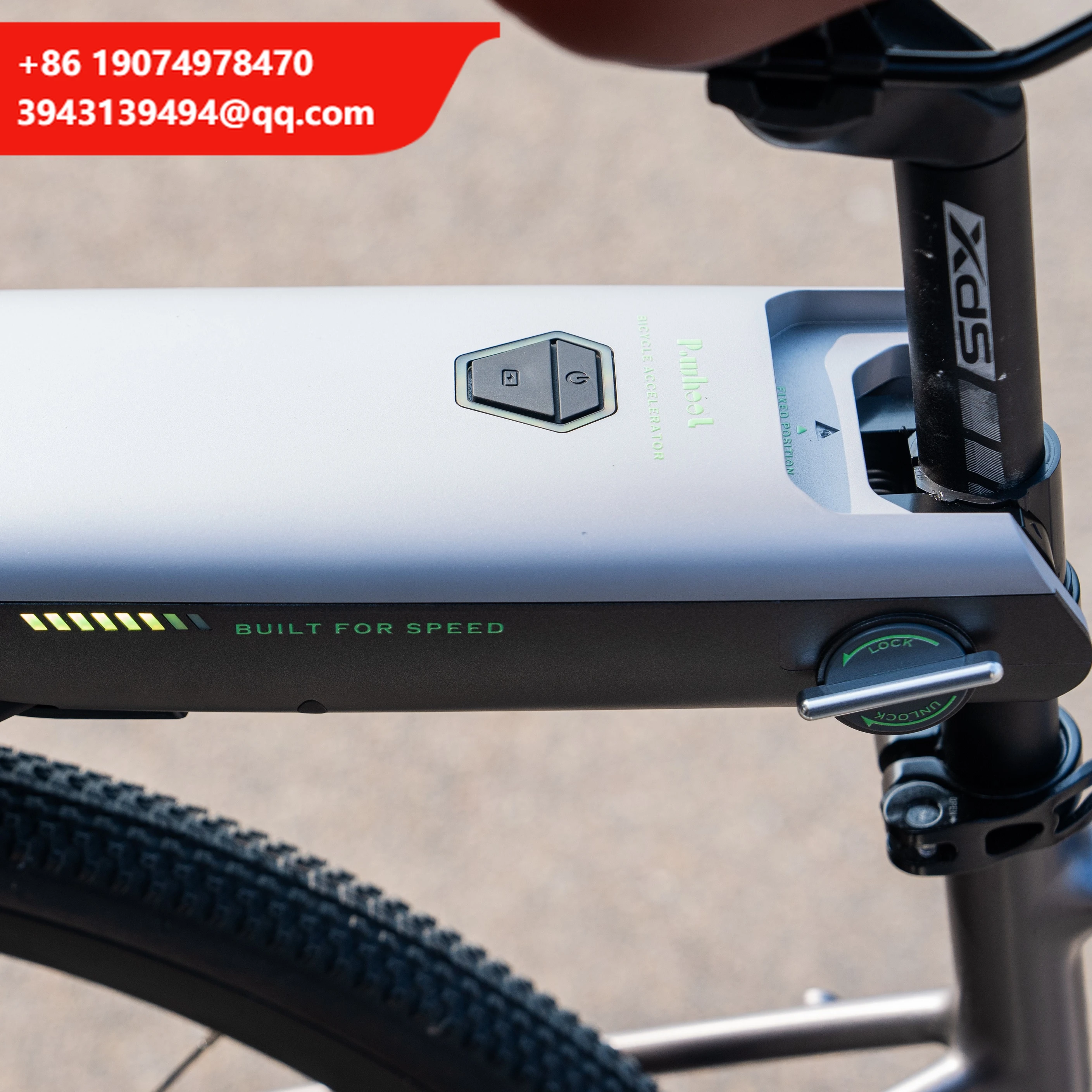 

PW01S 18V10Ah Lithium Battery 200W Motor Bike Electric Booster Max Speed 25km/h Outdoor Cycling Labor-saving Tools 50km Range