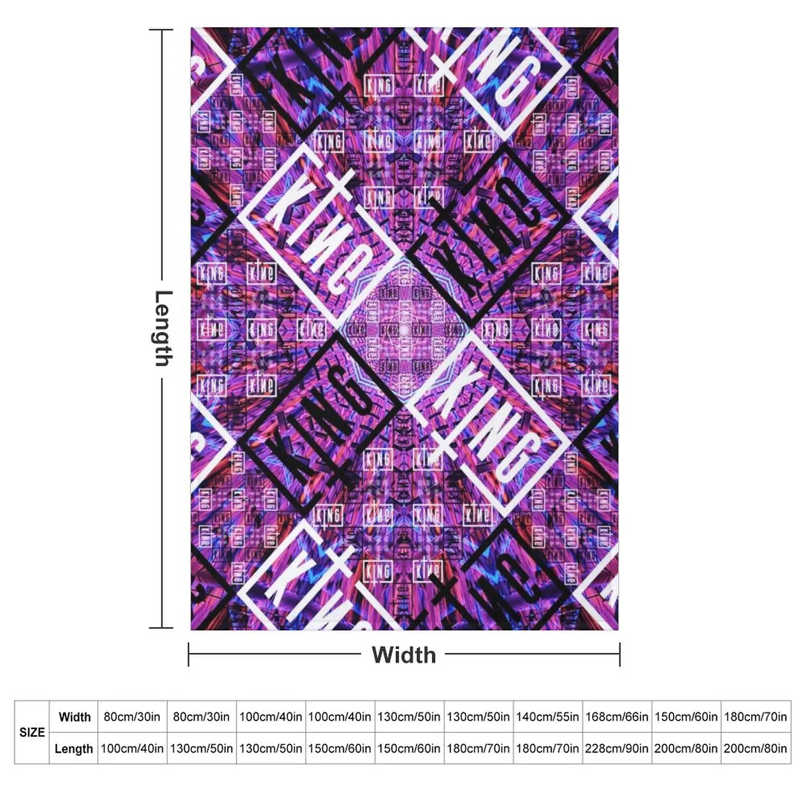 Sullivan King Kaleidoscope Logo Merch Throw Blanket Bed covers Single Polar Sleeping Bag Blankets