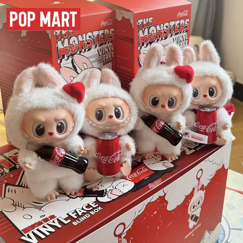 

POP MART LABUBU THE MONSTERS COCA-COLA Series: Сюрприз-бокс, Загадочная коллекционная фигурка, Декор для дома и рабочего стола