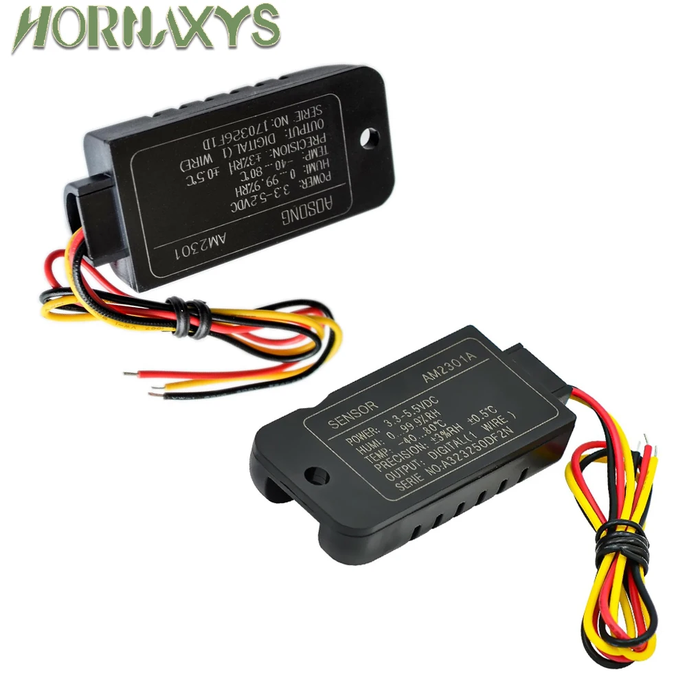 

AM2301 AM2301A DHT21 Capacitive Digital Temperature and Humidity Sensor Module Single Bus Sensor For Arduino with Cable