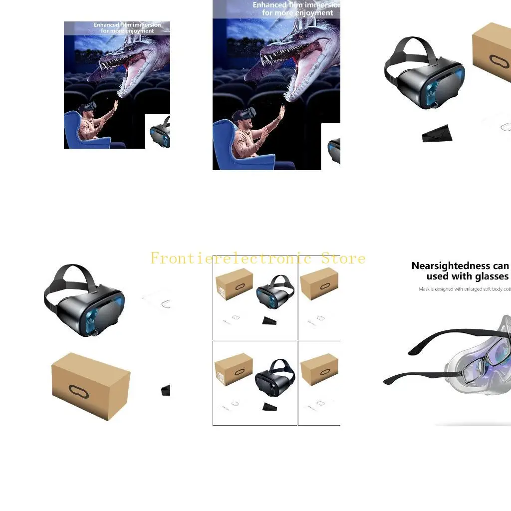 G8DB 3D Glasses Headsets Helmets Goggles Virtual Reality Headsets for Smartphones