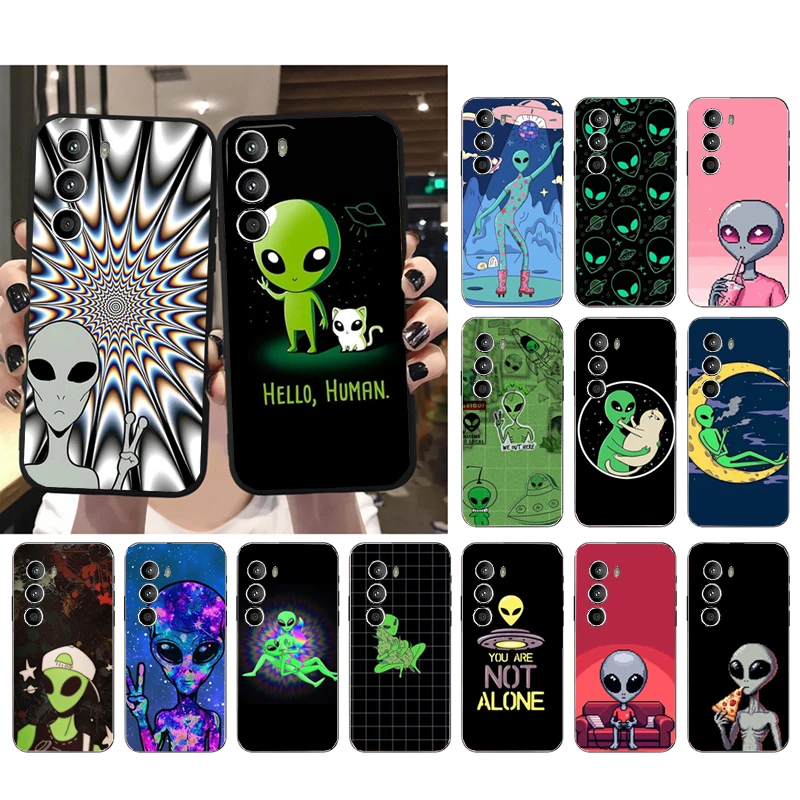 

Alien Phone Case For Motorola Edge 50 40 Pro 50 40 30 Ultra Neo Fusion Moto G Play G Stylus G Power G 5G