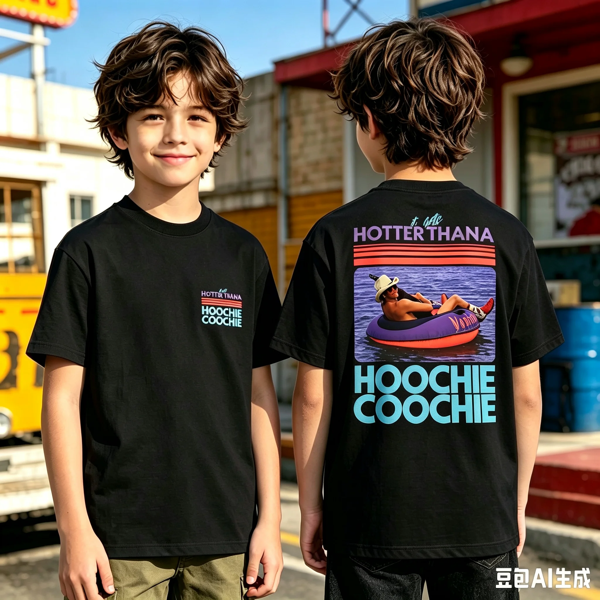 1pc Hotter Than A Hoochie Coochie Comfort Color Cotton T shirt Unisex Men Women Kids Streetwear Casual Short Sleeve Tops Fashion