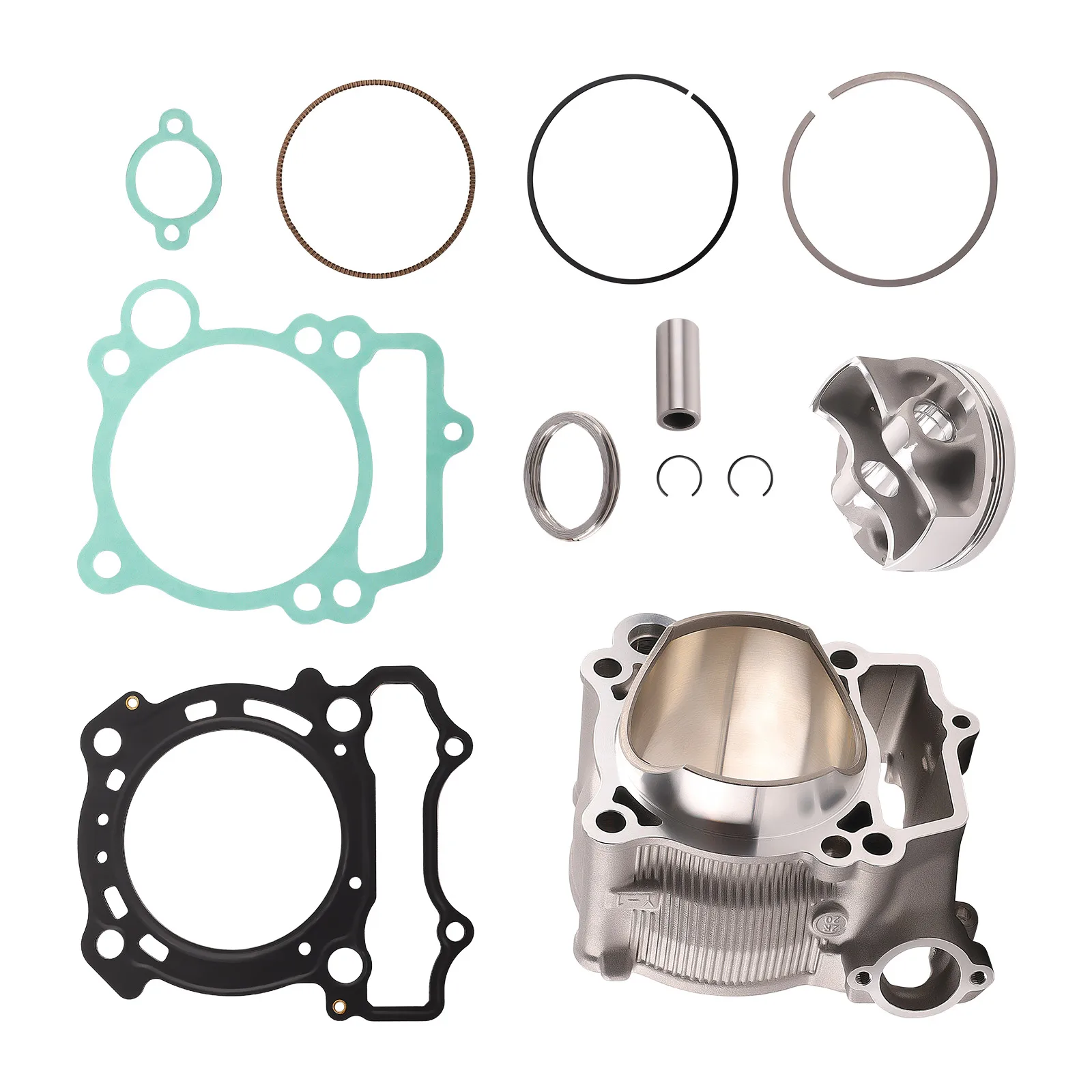 CYLINDER Fits for YAMAHA 01-13 YZ250F YZ STOCK BORE 77MM JUG 5XC-11311-20-00 Piston Cylinder Head Kit