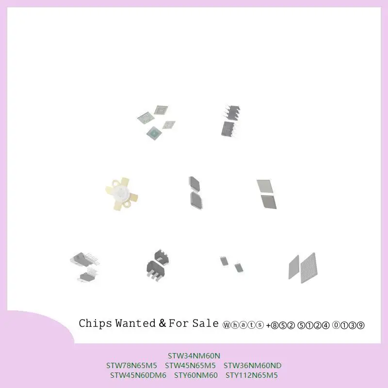 chip-chip-chip-de-circuito-integrado-chip-mcu-stw34nm60n-stw78n65m5-stw45n65m5-stw36nm60nd-stw45n60dm6-sty60nm60-sty112n65m5