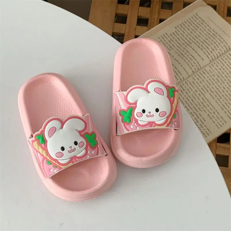 

Girls Cartoon Cute Summer Slippers Anti-Slip Soft Sole Indoor Baby Bathroom New Style