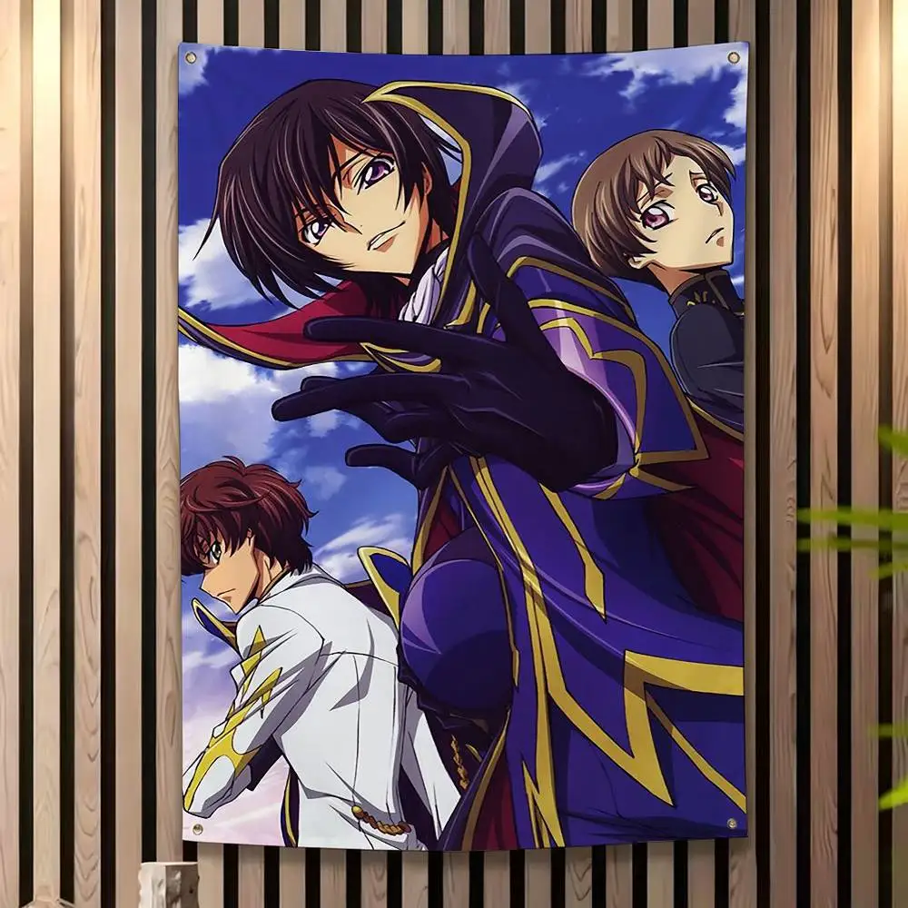 C-Code G-Geass Flags Wall Hanging Tapestry Outdoor Garage Room Decorative flag Background Blanket
