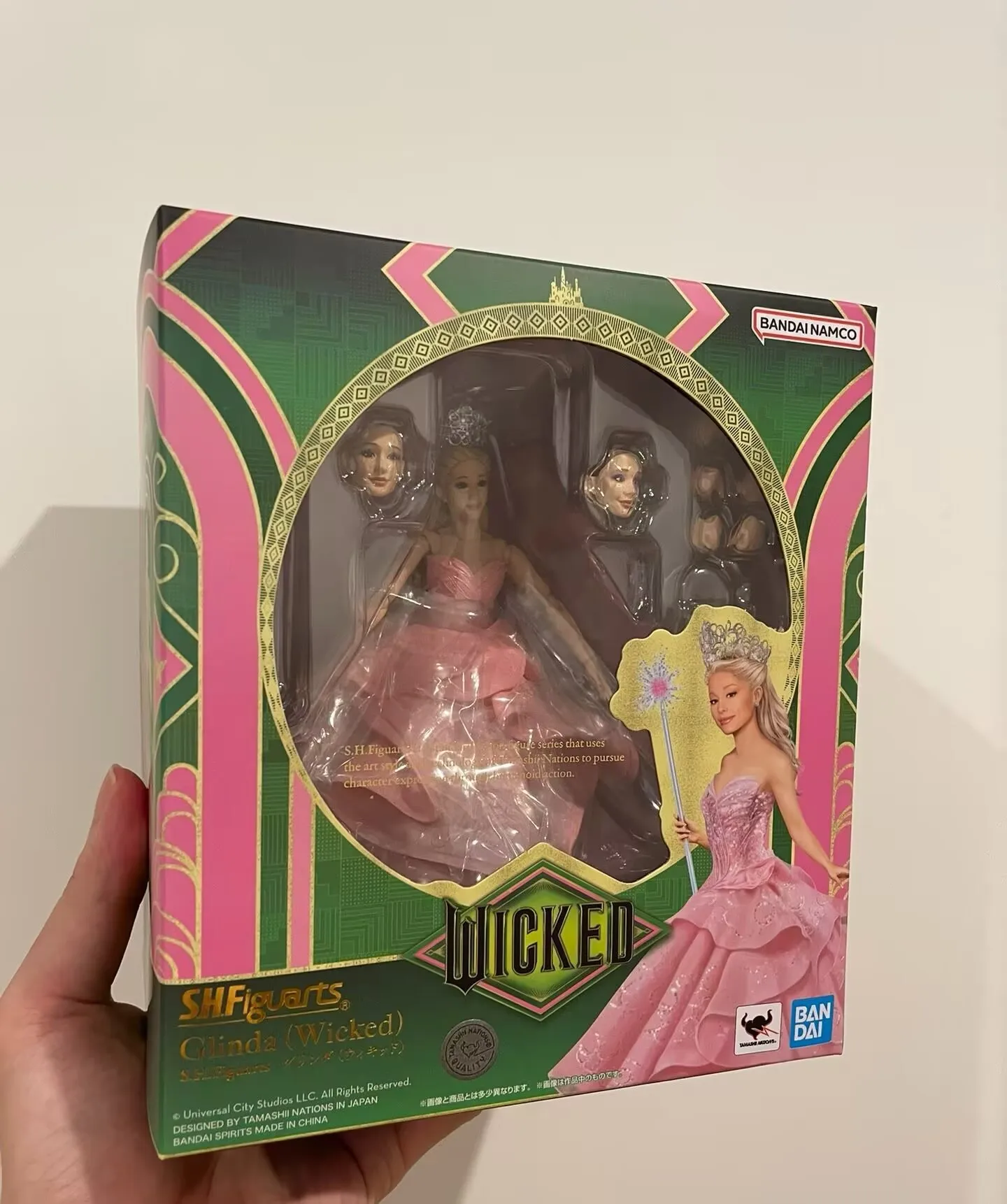 bandai-shfiguarts-shf-wicked-elphaba-glinda-action-figure-collectible-anime-desktop-model-decor-gift-for-anime-fans