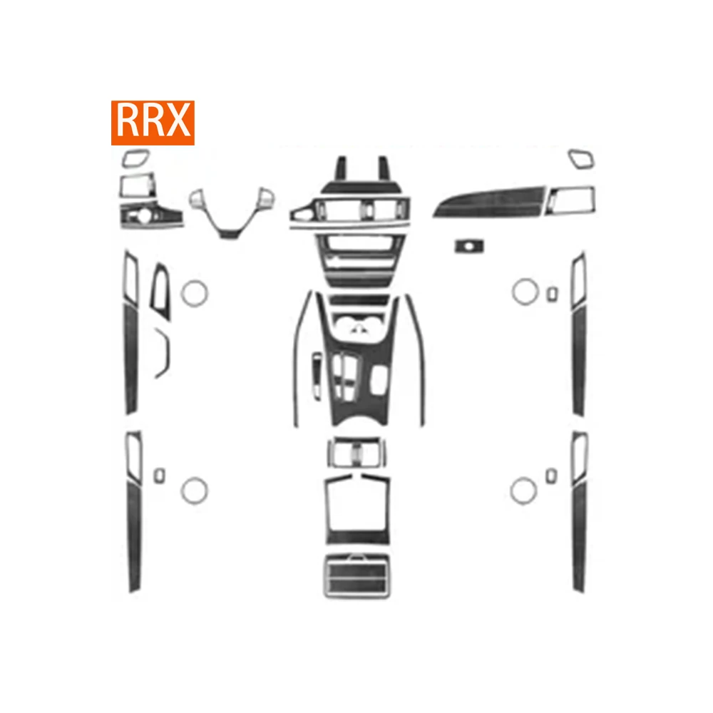 

Для BWM X3 F25 2011-2017 X4 F26 2014-2017 56 шт. комплекты настоящих наклеек из углеродного волокна полный комплект для отделки автомобиля интерьера литье аксессуары