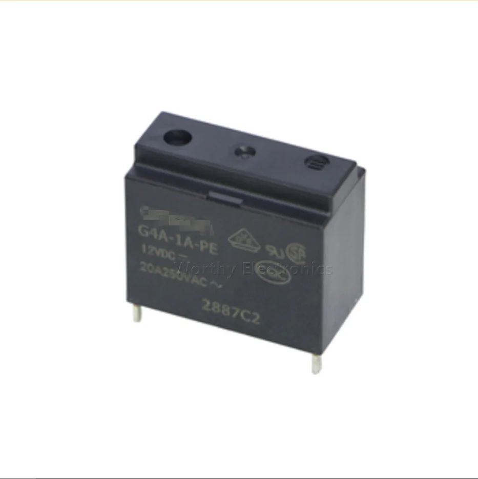 Free shipping  10pcs/lot G4A-1A-PE-12VDC G4A-1A-E-12VDC Relay 4PIN