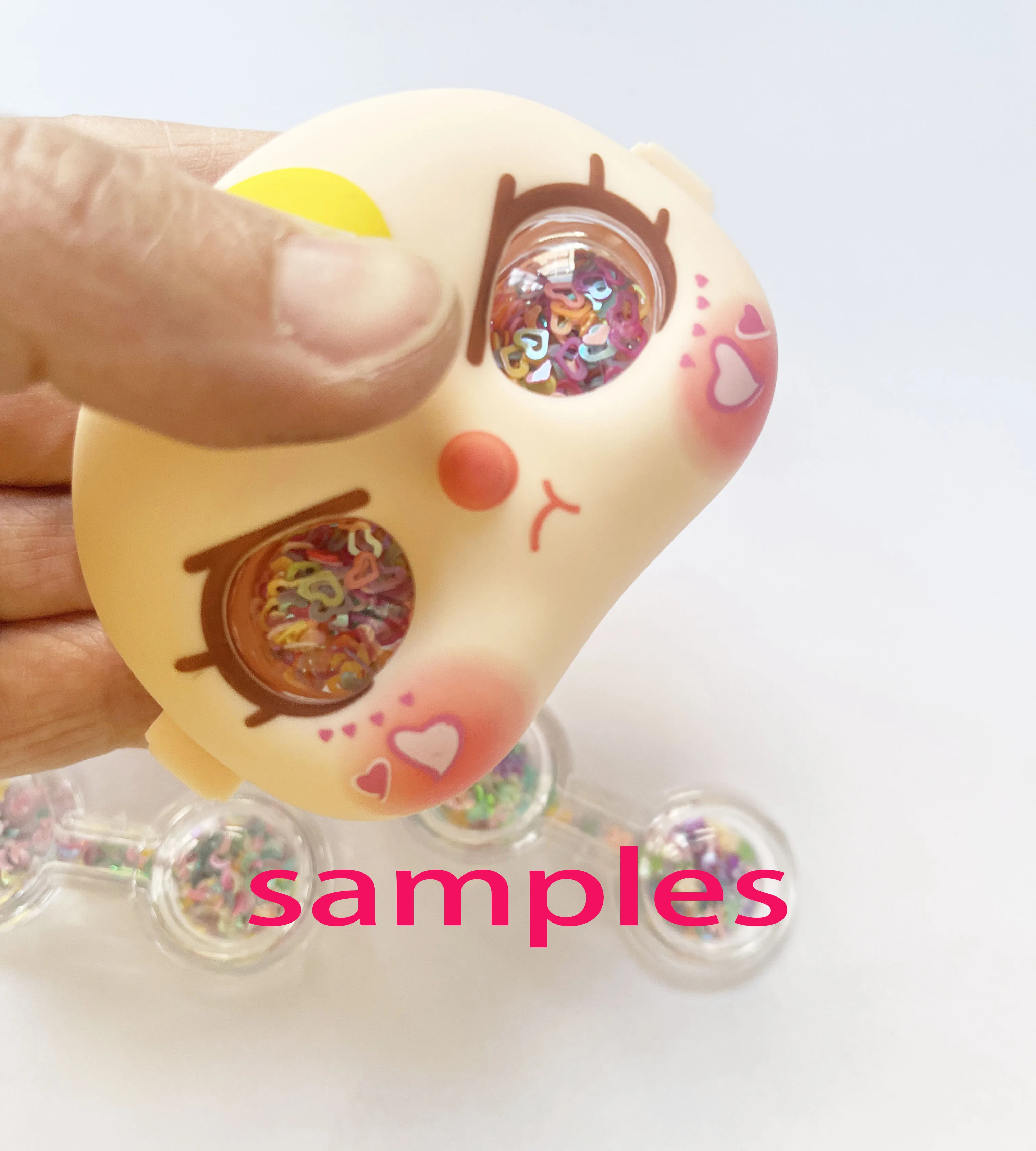 4 Stück 25x58mm Flache Glitzer-Rundaugen für DIY-Dekoration Neuer Stil Leuchtende Augen 10 Stück/Los – Detail 6