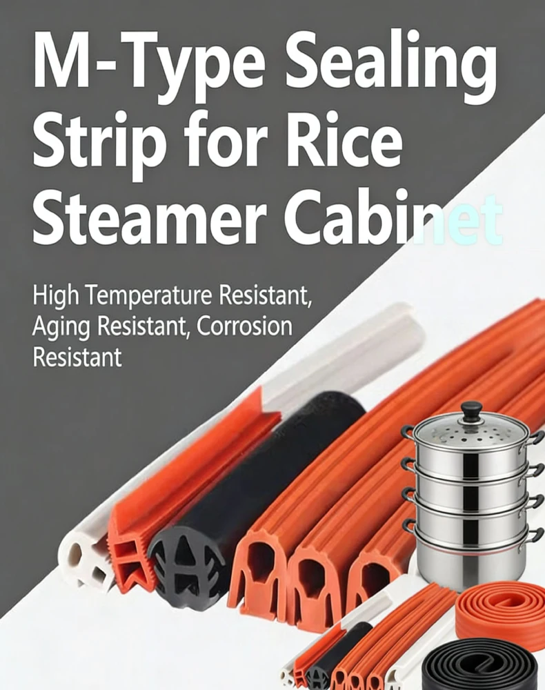 

High-Temperature Silicone Gasket For Oven Door Seal - Suitable For Use In Baking Ovens, Steam Cabinets, And Hot Air Ovens.