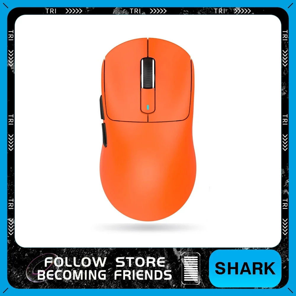 Attack Shark X3 Wireless Mouse Tri Mode PAW3395 Sensor  Low Latency Gaming Mouse  TTC Encoder Lightweight 49g  Pc Gamer Mouse