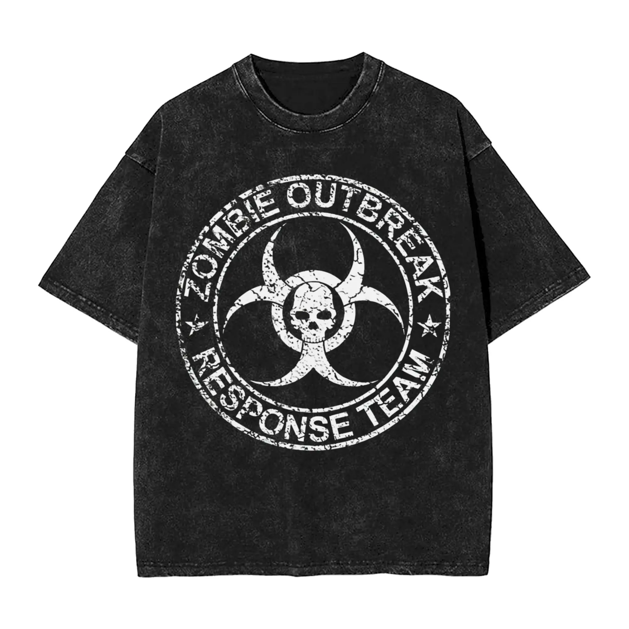 ZOMBIE OUTBREAK RESPONSE TEAM T Shirt Resident Evil Outbreak Night  T Shirts Short-Sleeved Tops Summer O-Neck Oversized Tees