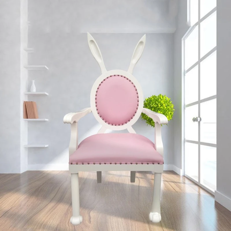 

Luxury household bedroom makeup chairs, neoclassical study office children's desks, chairs, solid wood high