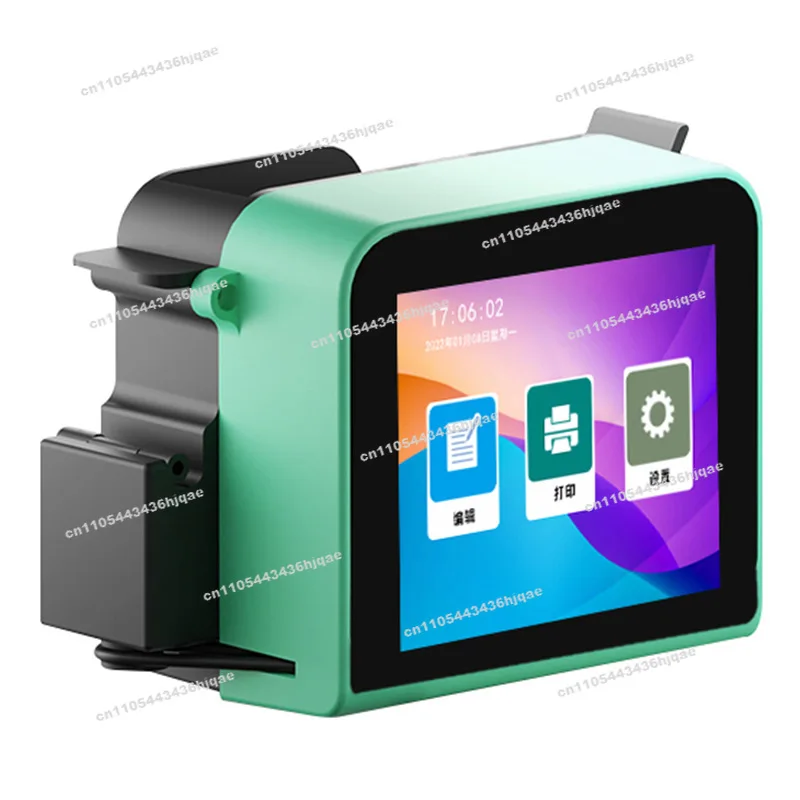 Intelligent Portable Handheld Coding Machine, Automatic Mini Inkjet Printer, QR Code, Text Pattern, Printing, Label