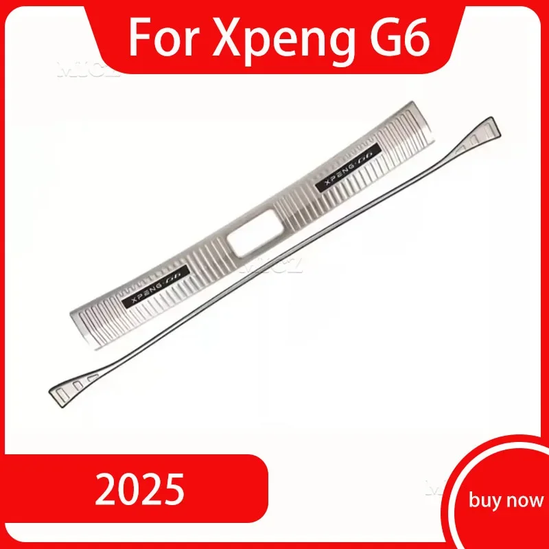 

Car Accessories For Xpeng G6 2025 Auto Rear Guard Plate Trunk Bumper Protective Strip Transparent Stickers