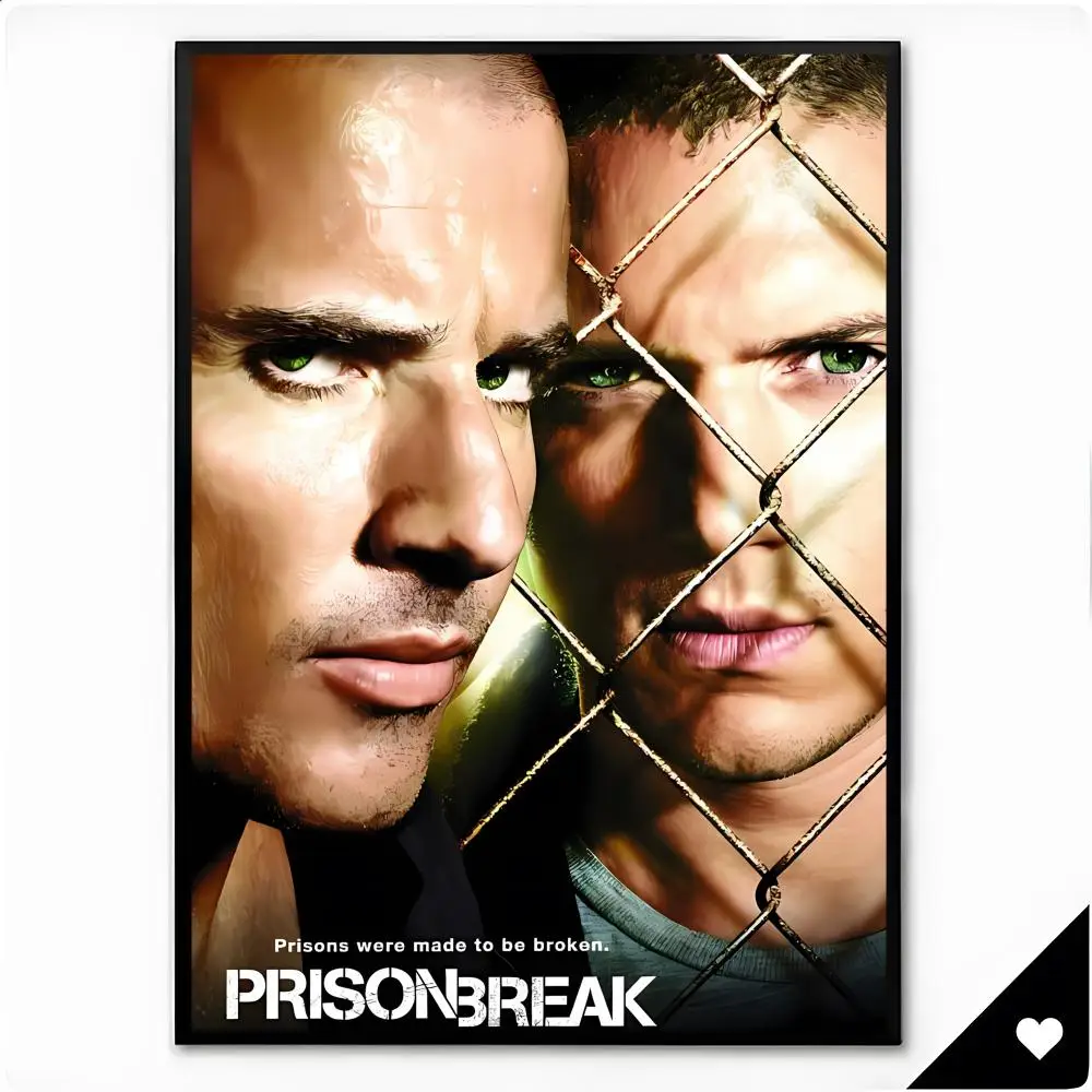 Tense Ingenious Series Prison Break Poster Premium HD Decor Wall Art for Interior Room Makeover Home Accents Gift