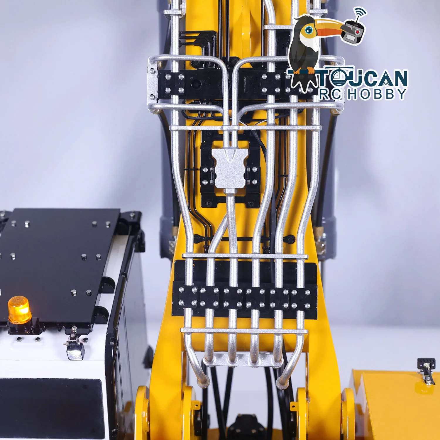 1/14 LESU AOUE 9150 RC Hydraulikbagger Baggerladenschaufel Gelb Hochleistungsfernbedienung LKW Bagger RTR mit Licht