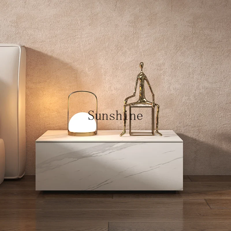 

Home bedroom light luxury high sense modern simple large bedside cabinet, can be customized