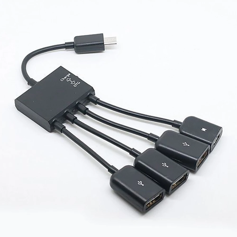 With Switch Charging Function OTG Micro-USB HUB One Drag Four Mobile Phone Multi-Interface