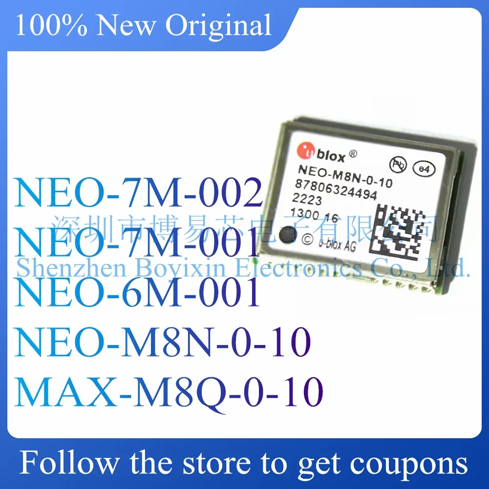 NEW NEO-7M-002 NEO-7M-001 NEO-6M-001 NEO-M8N-0-10 MAX-M8Q-0-10.GPS Beidou GNSS timing satellite flight control navigation module