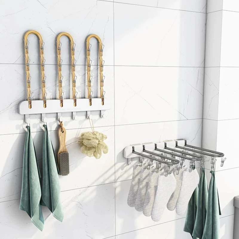 Sock drying rack, multi-clip hanger, hanger for underwear and underwear, special sock clip artifact, sock drying rack