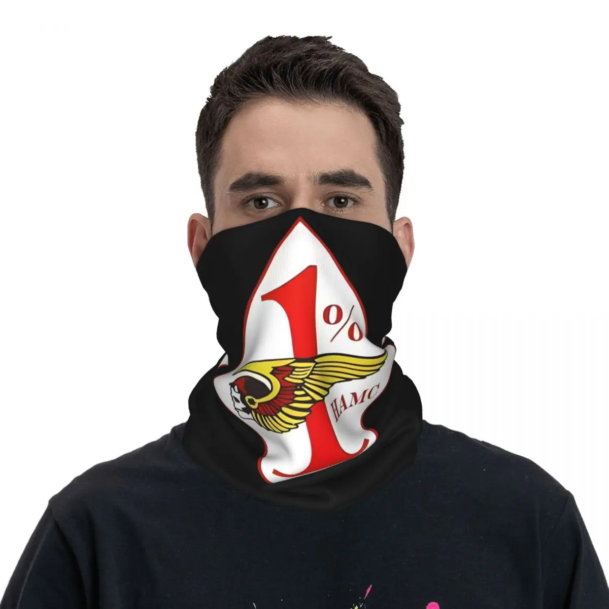 Outdoor Sports Balaclava Motorcycle Logo Bicycle Mask Neck Cover H-Hells Pop A-Angels Face Masks Running Travel Anti-UV Scarves