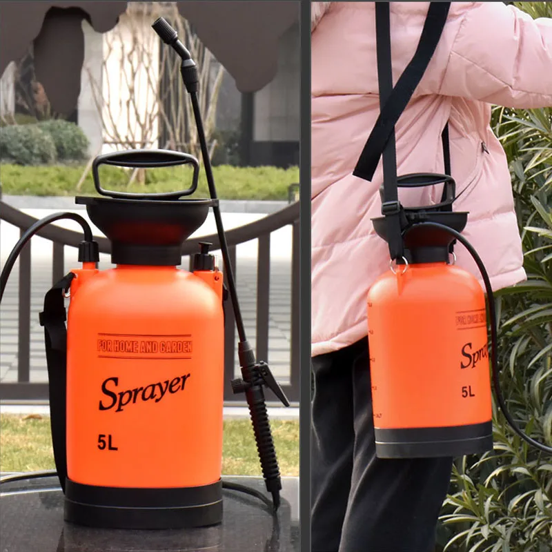 5L Garden Pressure Sprayer Irrigation Flower Plant Watering Can Pesticide Fertilizer Spray Tool Air Pump Water Sprayers Bottle