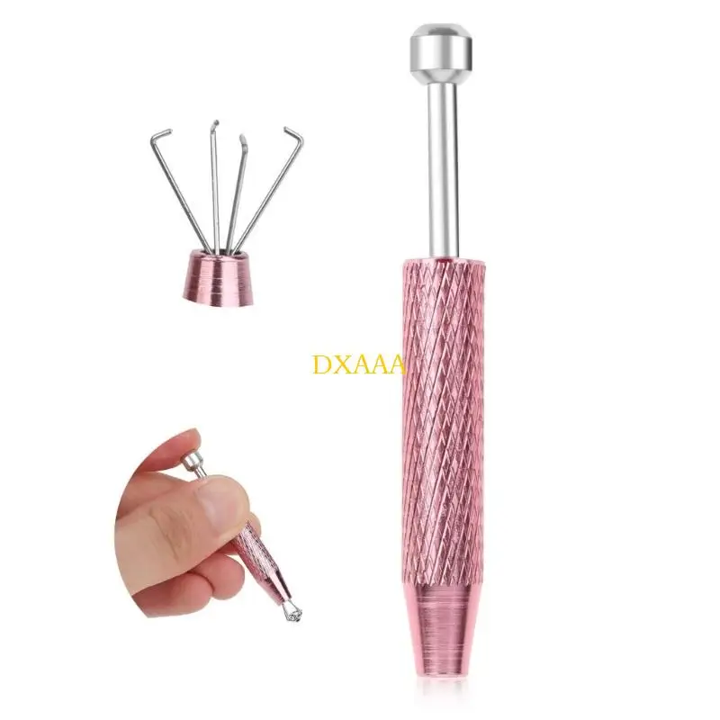 DXAA Piercing Insertion Tool Metal Texture Body Modification Tool for Body Jewelry Replacement Safe Applicator Set