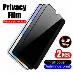 2Pcs Privacy Screen Protector For Samsung A05 A06 A15 A24 A52 A53 A54 A73 5G Tempered Glass For Samsung A16 A13 A25 A34 A35 A55