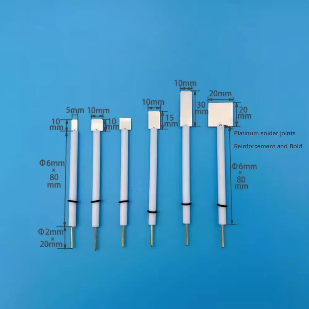 Pt210 platinum electrode 10 * 10 * 0.1mm high-purity laboratory platinum working/auxiliary electrode 99.99%