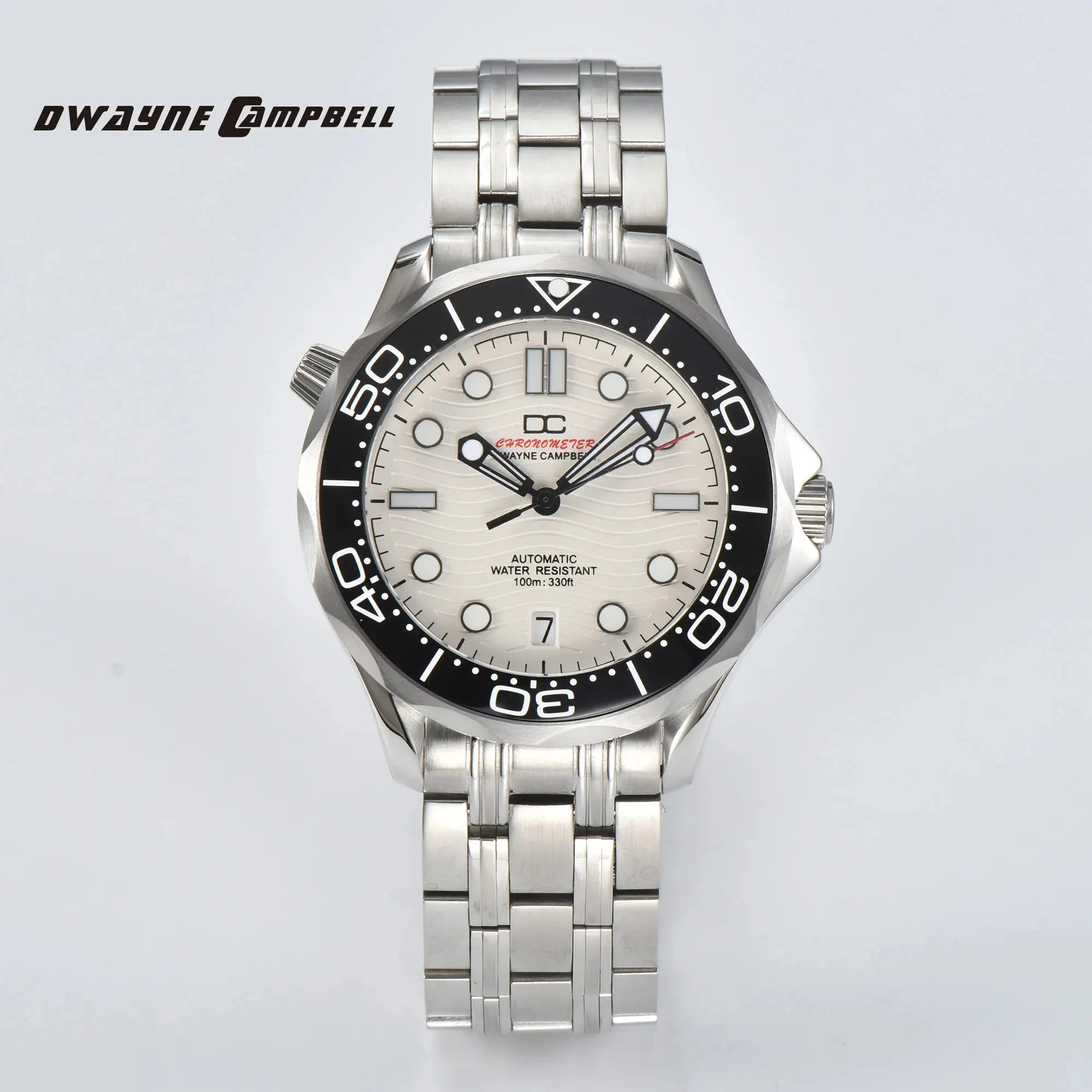 DWAYNE CAMPBELL Top Luxus NH35 Herren Automatische Mechanische Uhr Keramik Lünette Wasserdicht Klassische Business Armbanduhr 6
