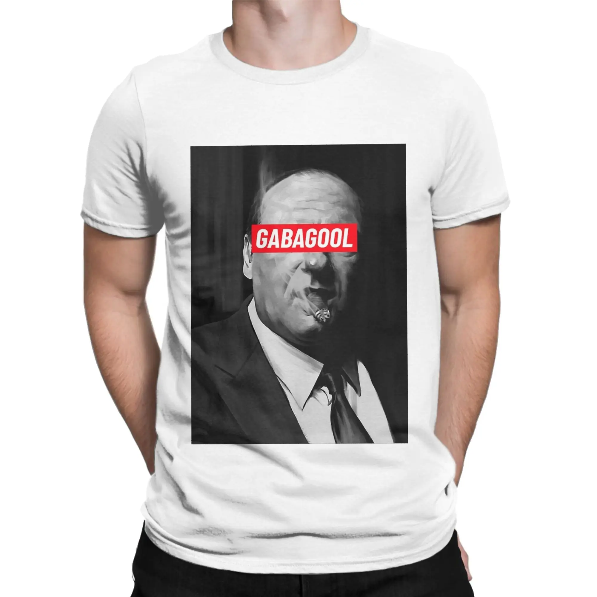 Tony Soprano Gabagool T-Shirt Summer  Harajuku T-Shirts Men Cotton Round Neck 4XL 5XL 6XL Tees Short-Sleeve Y2K Funny Tops