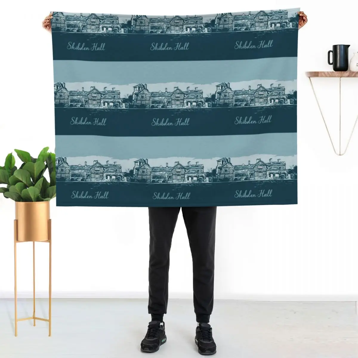Shibden Hall Art Throw Blanket Fade Resistant Durable Throw Blanket