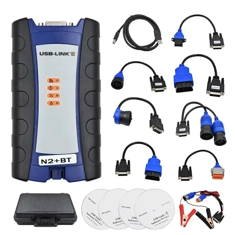 For Nexiq 2 USB Link Bluetooth Diesel Truck Diagnostic Tool Fault Detector NEXIQ2 For Diesel Heavy Duty Scanner