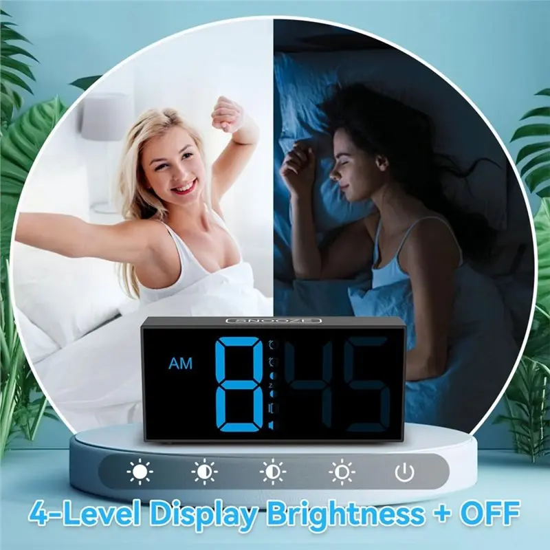 HOT-Home Vibrating Alarm Clock 7.5