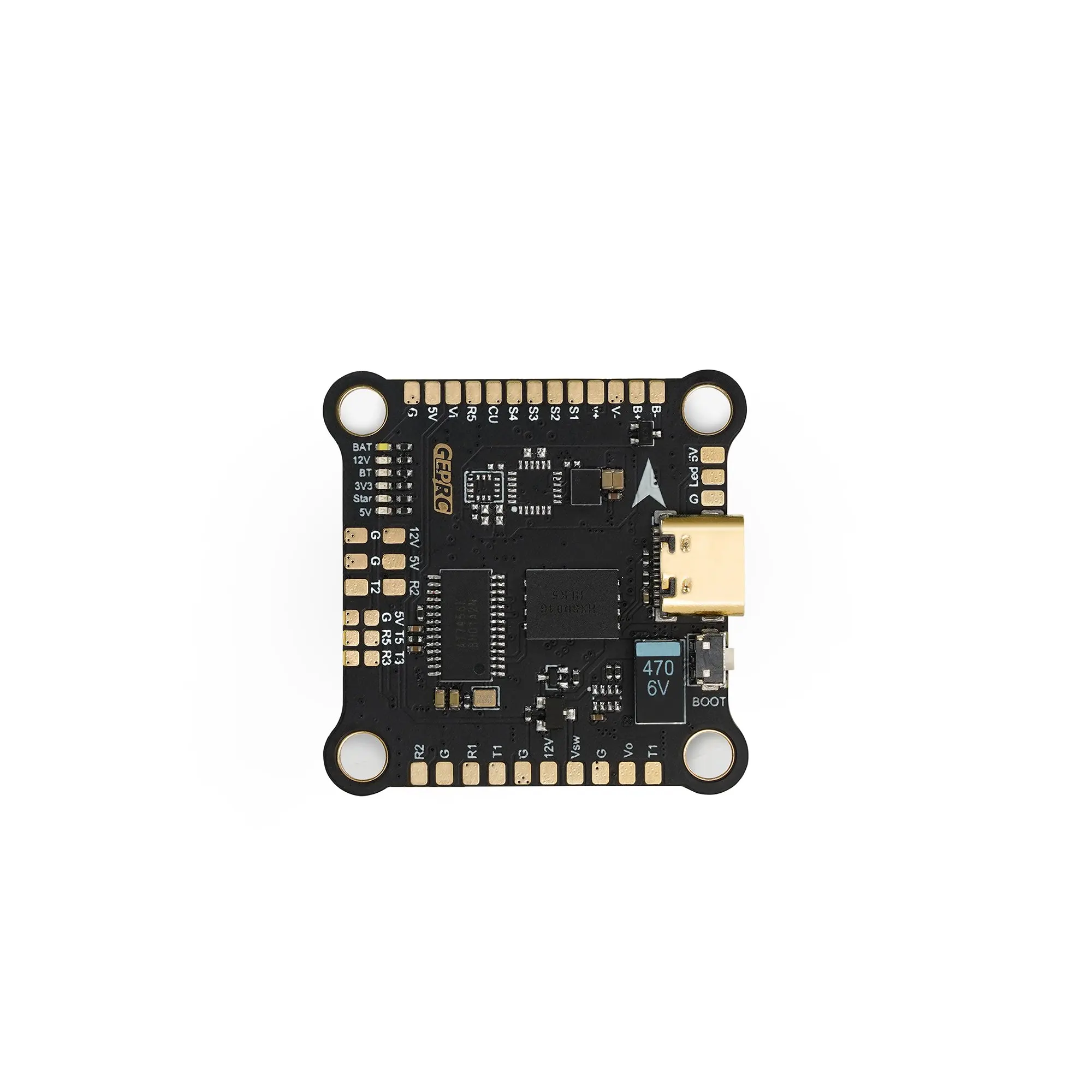 

GEPRC GEP-F722-BT-HD V2 Flight Controller STM32F722RET6 3-6S Lipo 5-12V 3A Type-C For DIY RC FPV Quadcopter Freestyle Drone Part