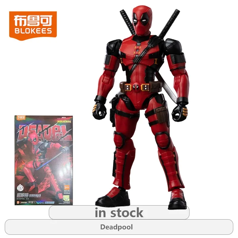 Figura de Ação Original Bruco Marvel Série Striving for Excellence Spider-Man e Deadpool, Modelo de Montagem, Brinquedos para Meninos
