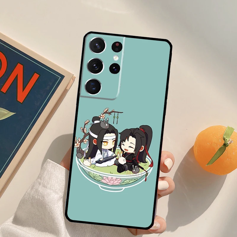 مو داو زو شي الحال بالنسبة لسامسونج غالاكسي S21 S22 S23 الترا S8 S9 S10 نوت 10 زائد نوت 20 الترا S20 FE Coque