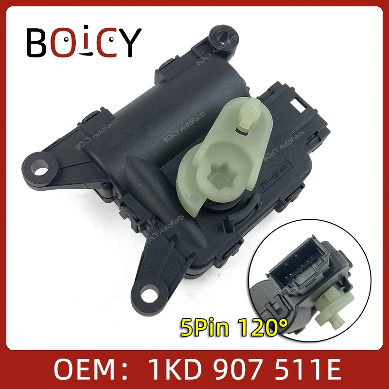 BOICY Heater Defrost Flap Actuator Servo Motor for VW Tiguan Touran Golf Passat CC Skoda Octavia Superb 1KD907511E 1TD907511C